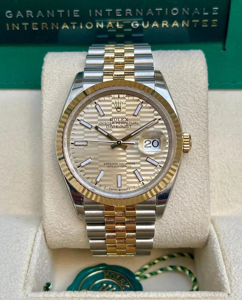 Rolex Datejust 36 Or et acier